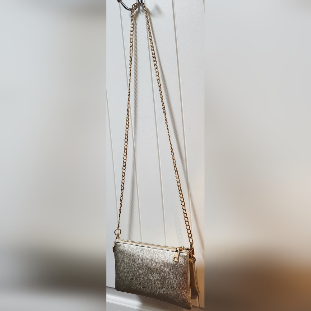 JEN & CO Riley Vegan Leather Crossbody Bag EUC